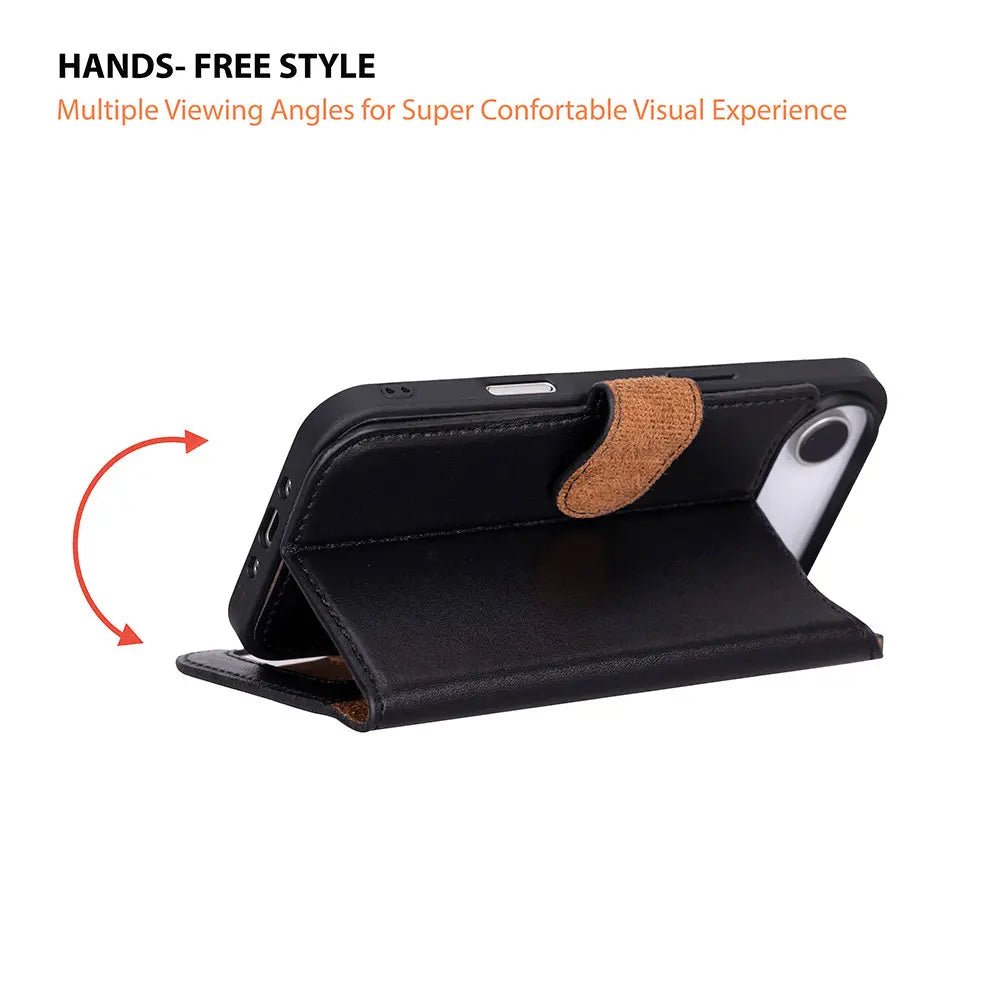 iPhone 17 Air Leather Wallet Case Detachable RFID MagSafe – Magic Series