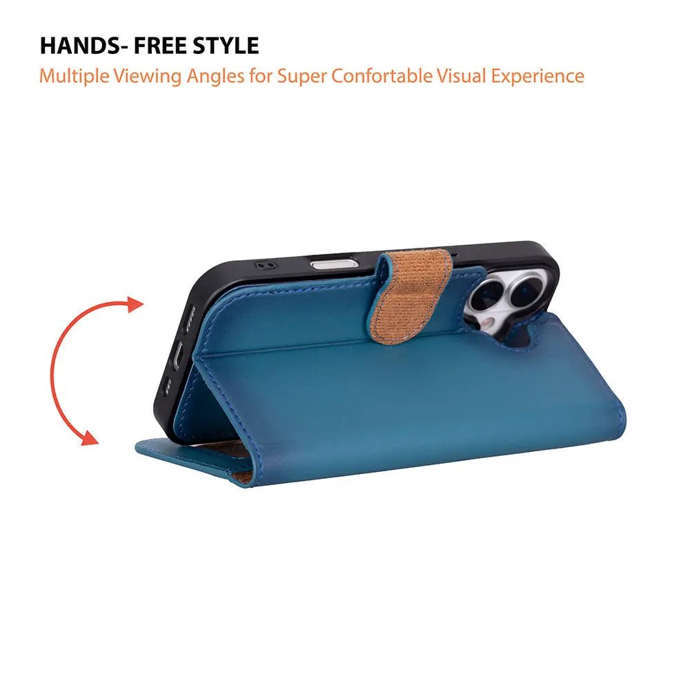 iPhone 17 Leather Wallet Case Detachable RFID MagSafe – Magic Series