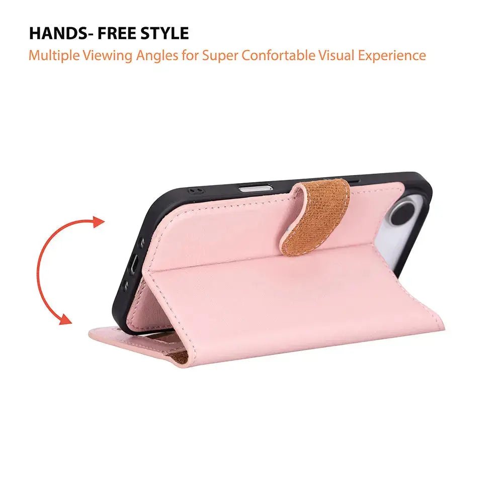 iPhone 17 Air Leather Wallet Case Detachable RFID MagSafe – Magic Series