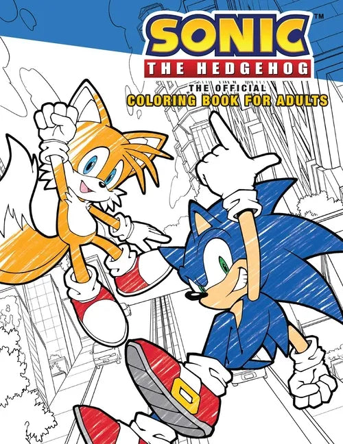 Sonic the Hedgehog: The Official Adult Coloring Book - Paperback