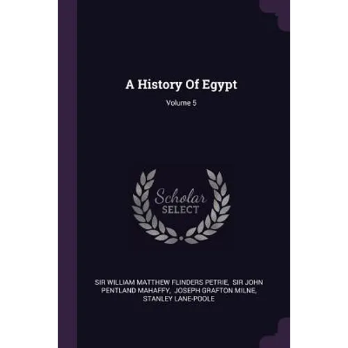 A History Of Egypt; Volume 5 - Paperback
