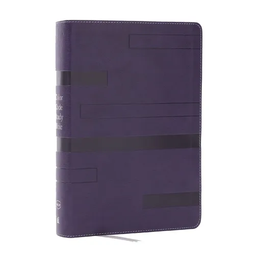 Color Code Study Bible, Revealing God's Truth Color by Color (Nkjv, Purple Leathersoft, Red Letter) - Imitation Leather