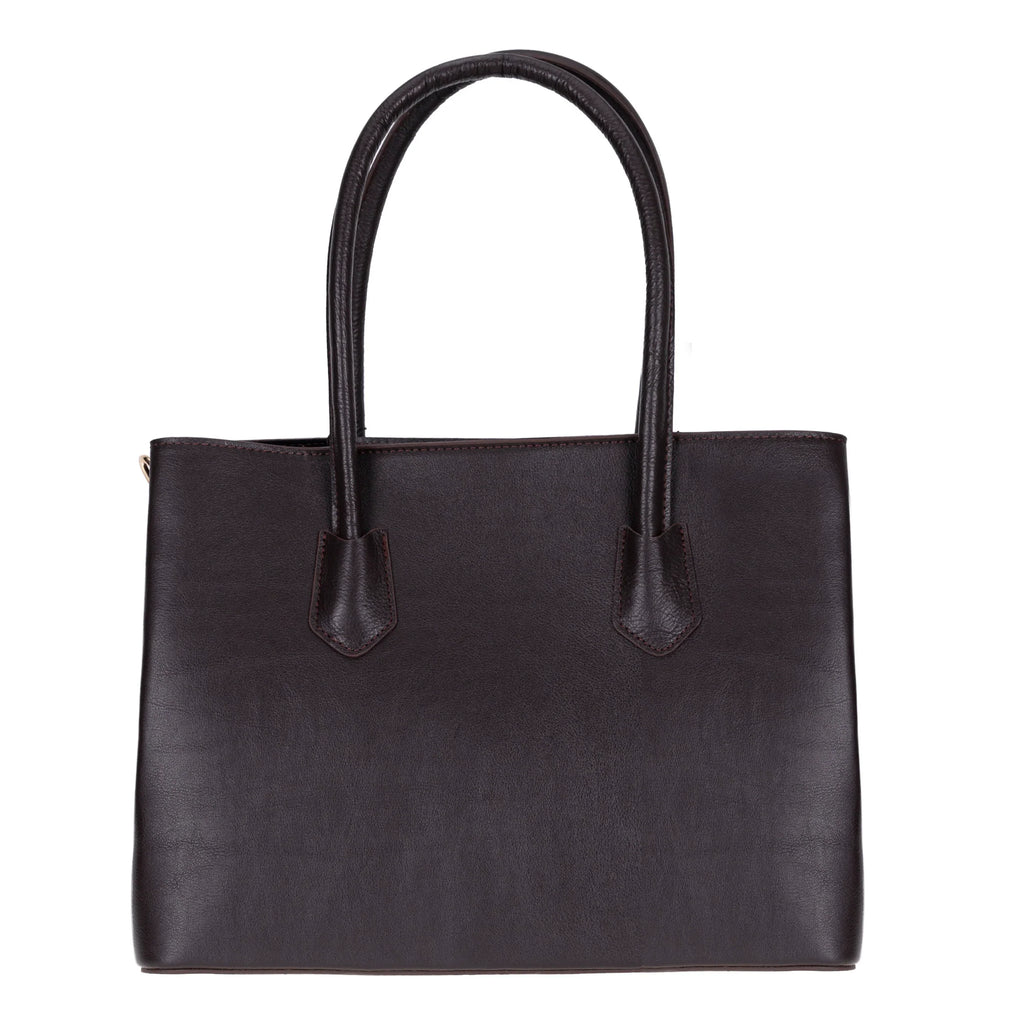 Carrera Novelya Women’s Leather Bag – Full-Grain Calf Leather Top Handle Bag for Elevated Everyday Carry | Minimal & Handcrafted