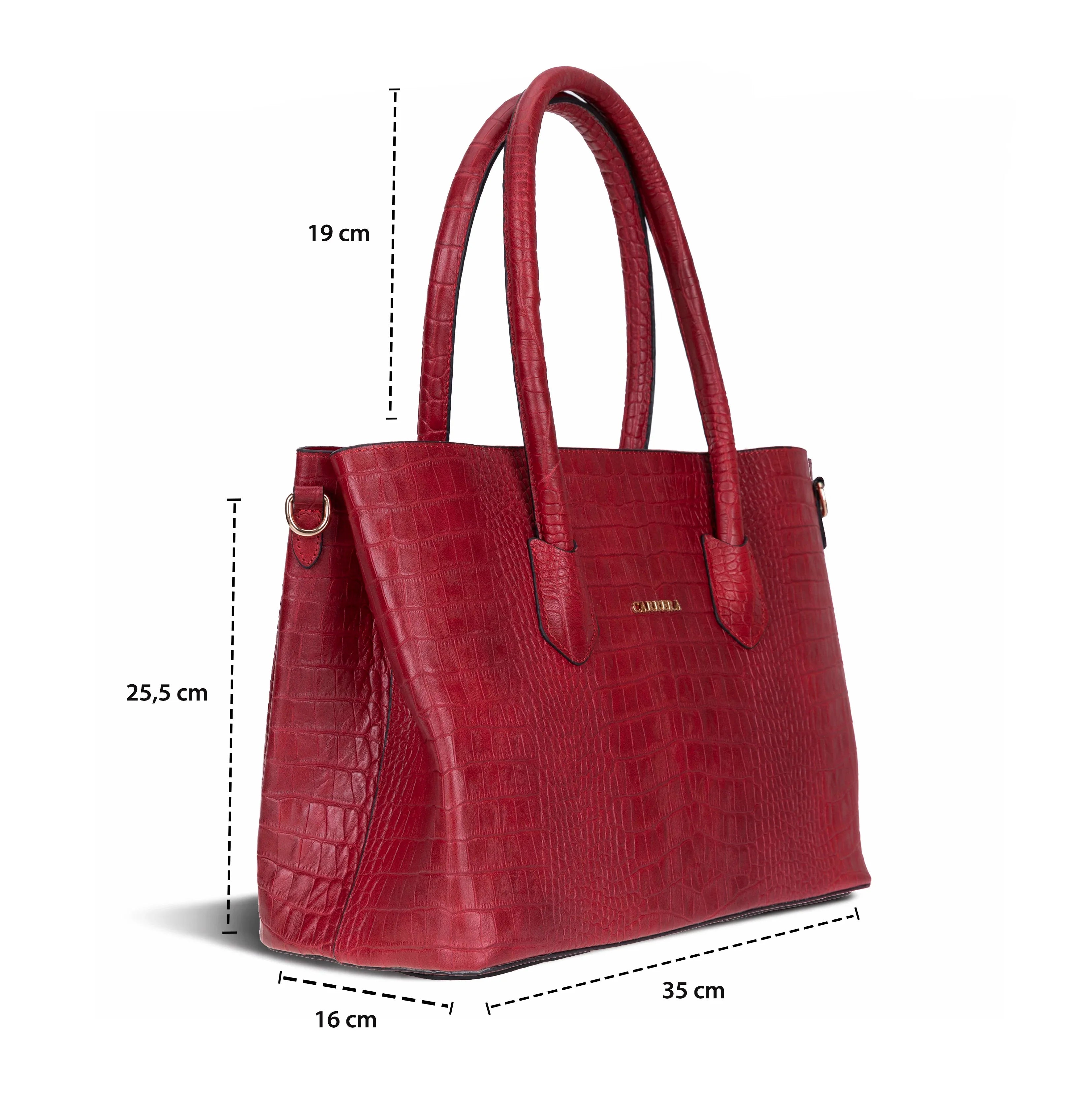 Carrera Novelya Women’s Leather Bag – Full-Grain Calf Leather Top Handle Bag for Elevated Everyday Carry | Minimal & Handcrafted