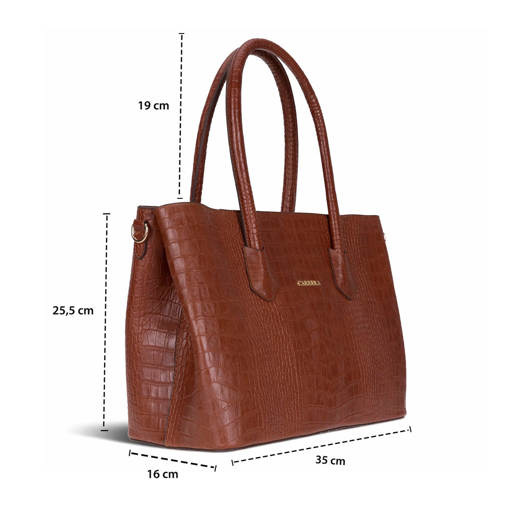 Carrera Novelya Women’s Leather Bag – Full-Grain Calf Leather Top Handle Bag for Elevated Everyday Carry | Minimal & Handcrafted