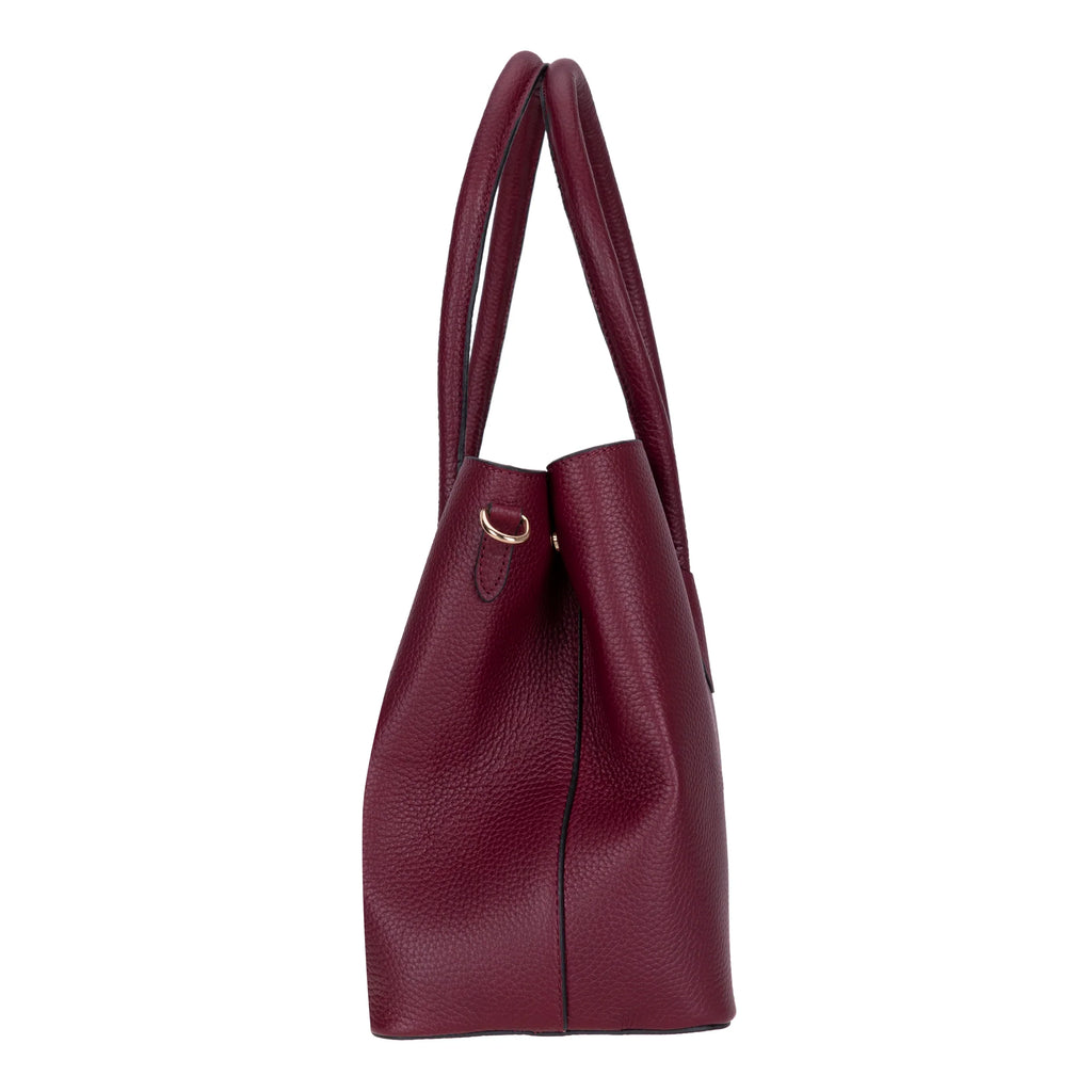 Carrera Novelya Women’s Leather Bag – Full-Grain Calf Leather Top Handle Bag for Elevated Everyday Carry | Minimal & Handcrafted