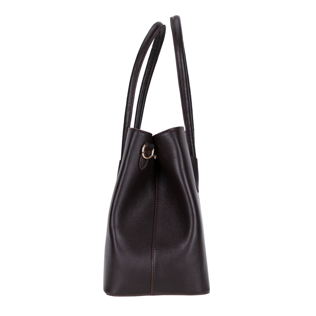 Carrera Novelya Women’s Leather Bag – Full-Grain Calf Leather Top Handle Bag for Elevated Everyday Carry | Minimal & Handcrafted