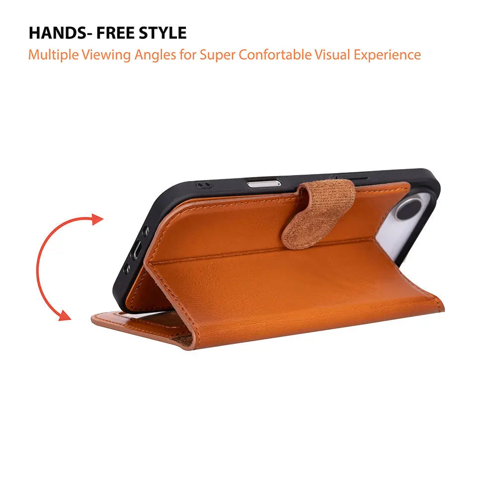 iPhone 17 Air Leather Wallet Case Detachable RFID MagSafe – Magic Series
