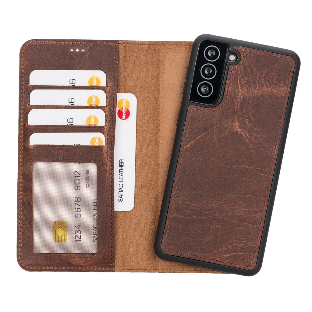 Samsung Galaxy S21 Plus Leather Wallet Case Detachable RFID – Liluri