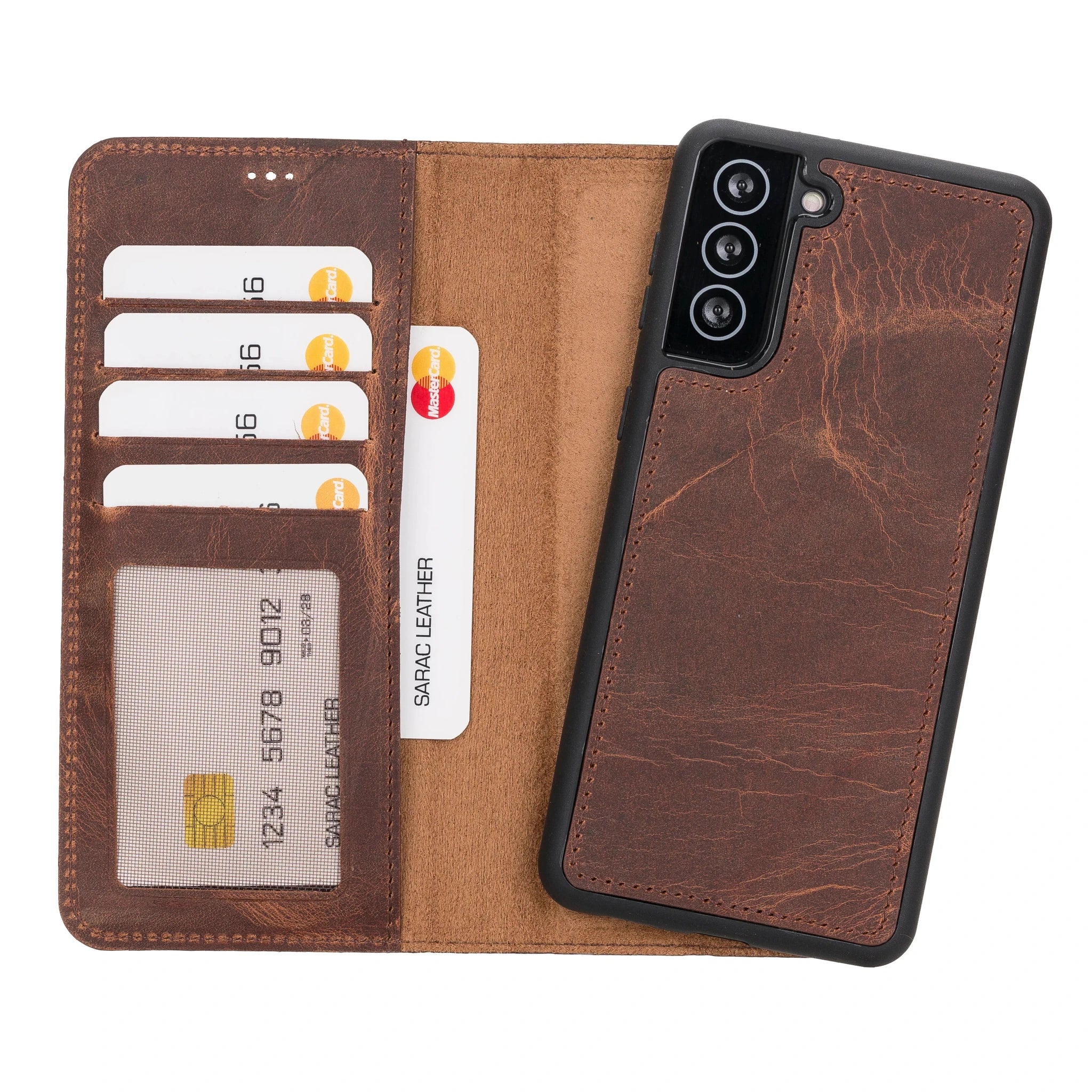 Samsung Galaxy S21 Plus Leather Wallet Case Detachable RFID – Liluri