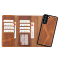 Samsung Galaxy S21 Plus Leather Wallet Case Detachable RFID – Santa