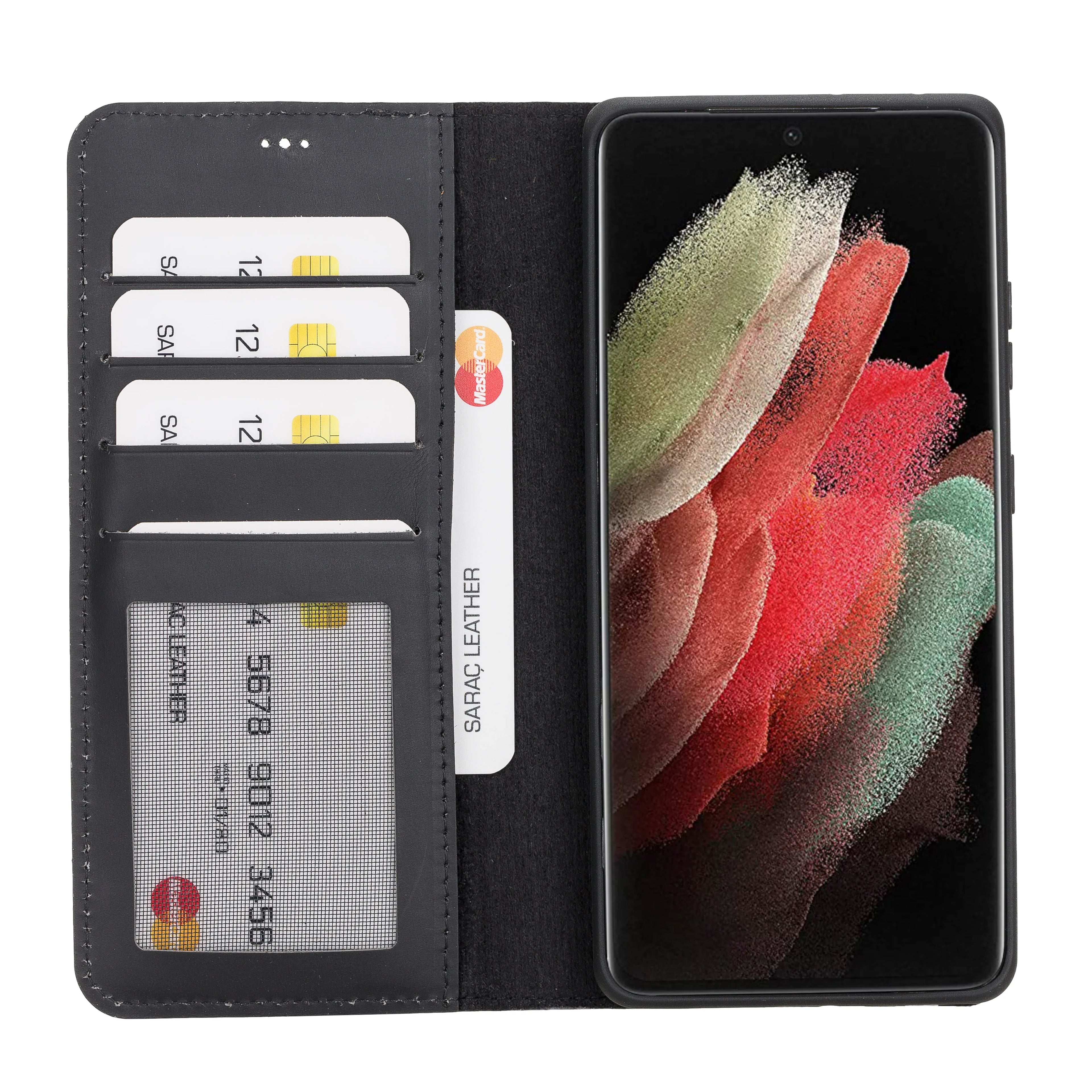 Samsung Galaxy S21 Ultra Leather Wallet Case Detachable RFID – Liluri