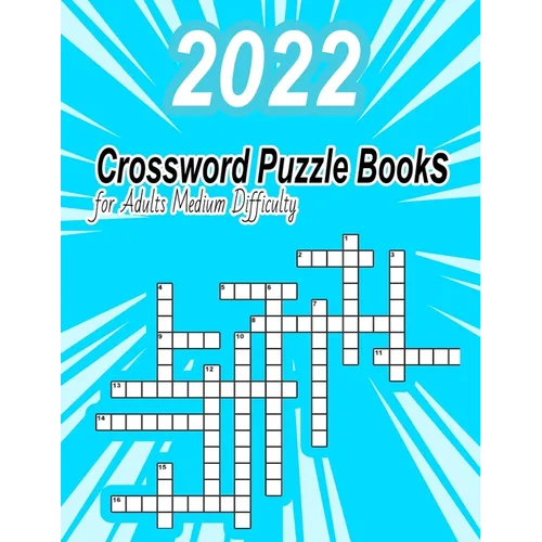 Crossword Puzzle Books for Adults Medium Difficulty: Brain training games for Adults, crossword puzzle books for adults large print, Brain Teasers cro - Paperback