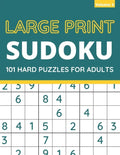 Large Print Sudoku: 101 Hard Sudoku Puzzles For Adults, One Puzzle Per Page (Volume: 5) - Paperback