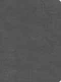 CSB He Reads Truth Bible, Smoke Leathertouch, Indexed - Imitation Leather