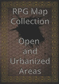 RPG Map Collection Open and Urbanized Areas: Collection of Maps for Role-Playing Games. For gamers and game masters - Paperback
