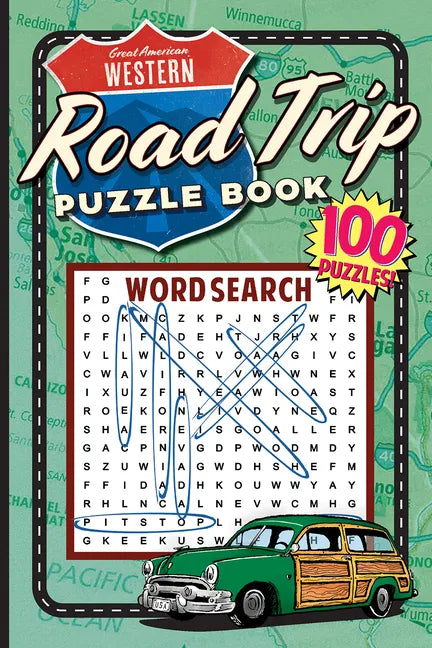 Great Western Road Trip Puzzle Book - Paperback