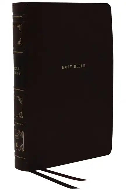 Nkjv, Reference Bible, Classic Verse-By-Verse, Center-Column, Leathersoft, Black, Indexed, Red Letter Edition, Comfort Print - Imitation Leather