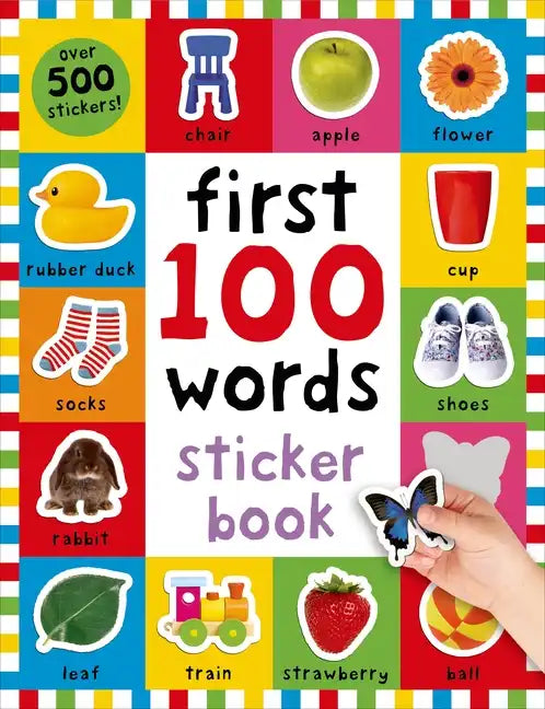 First 100 Stickers: Words: Over 500 Stickers - Paperback