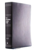 Nkjv, Wiersbe Study Bible, Leathersoft, Black, Comfort Print: Be Transformed by the Power of God's Word - Imitation Leather