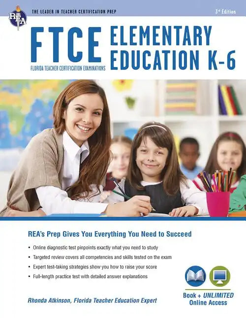 FTCE Elementary Education K-6 Book + Online - Paperback
