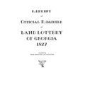 Reprint of Official Register of Land Lottery of Georgia, 1827 - Paperback