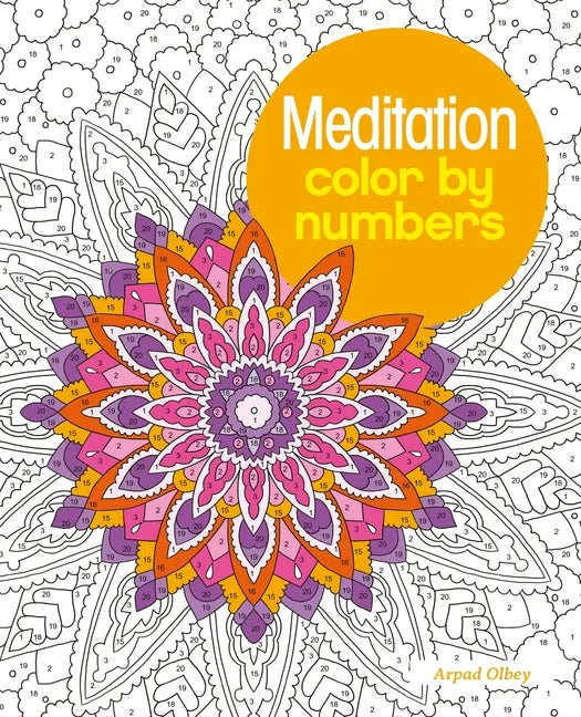 Meditation Color by Numbers - Paperback