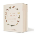 Our Little Library Vol. 2: A Foundational Language Vocabulary Board Book Set for Babies, Including Ocean Animals, Safari Animals, Food and Drink, Clot - Hardcover
