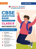 Oswaal CBSE Question Bank Class 9 Mathematics, Chapterwise and Topicwise Solved Papers For 2025 Exams - Paperback