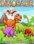 Dinosaur Coloring Book for Kids Ages 3-6: Fun, Cute and Unique Coloring Pages for Boys and Girls with Beautiful Designs of Tyrannosaurus Rex, Tricerat - Paperback