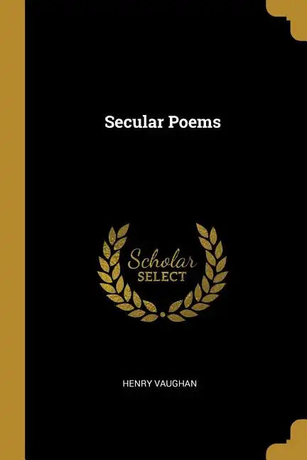 Secular Poems - Paperback