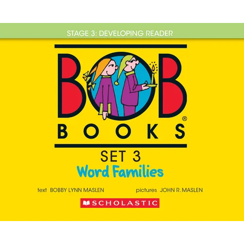 Bob Books - Word Families Hardcover Bind-Up Phonics, Ages 4 and Up, Kindergarten, First Grade (Stage 3: Developing Reader) - Hardcover