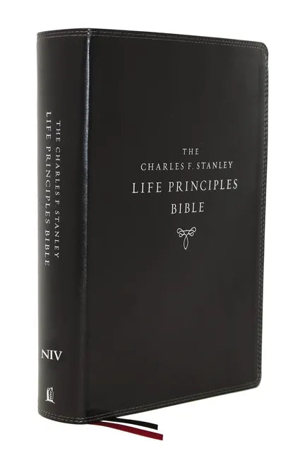 Niv, Charles F. Stanley Life Principles Bible, 2nd Edition, Leathersoft, Black, Comfort Print: Holy Bible, New International Version - Imitation Leather