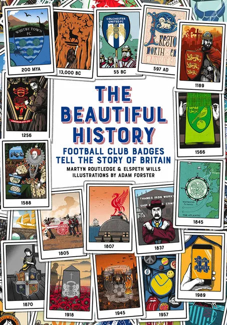 The Beautiful History: Football Club Badges Tell the Story of Britain - Hardcover