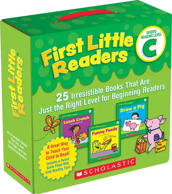 First Little Readers Parent Pack: Guided Reading Level C: 25 Irresistible Books That Are Just the Right Level for Beginning Readers - Boxed Set