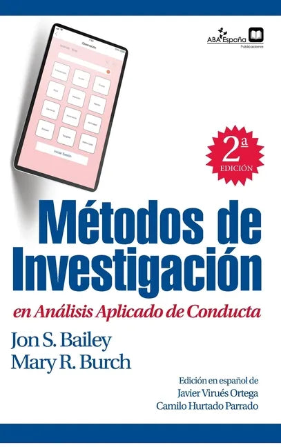 Métodos de investigación en análisis aplicado de conducta - Hardcover