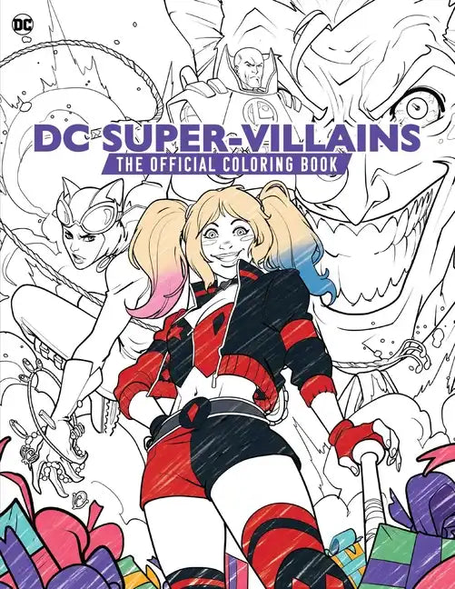 DC Super-Villains: The Official Coloring Book - Paperback