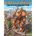 Battle Mech Coloring Adventure: Robot Warrior Coloring Book - Paperback