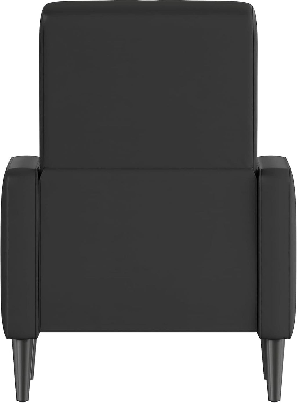 Ezra Pushback Recliner Black LeatherSoft Upholstery