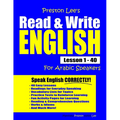 Preston Lee's Read & Write English Lesson 1 - 40 For Arabic Speakers - Paperback