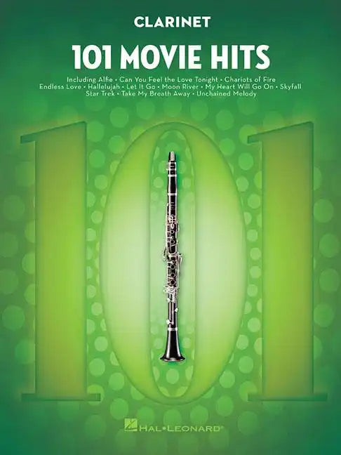 101 Movie Hits for Clarinet - Paperback