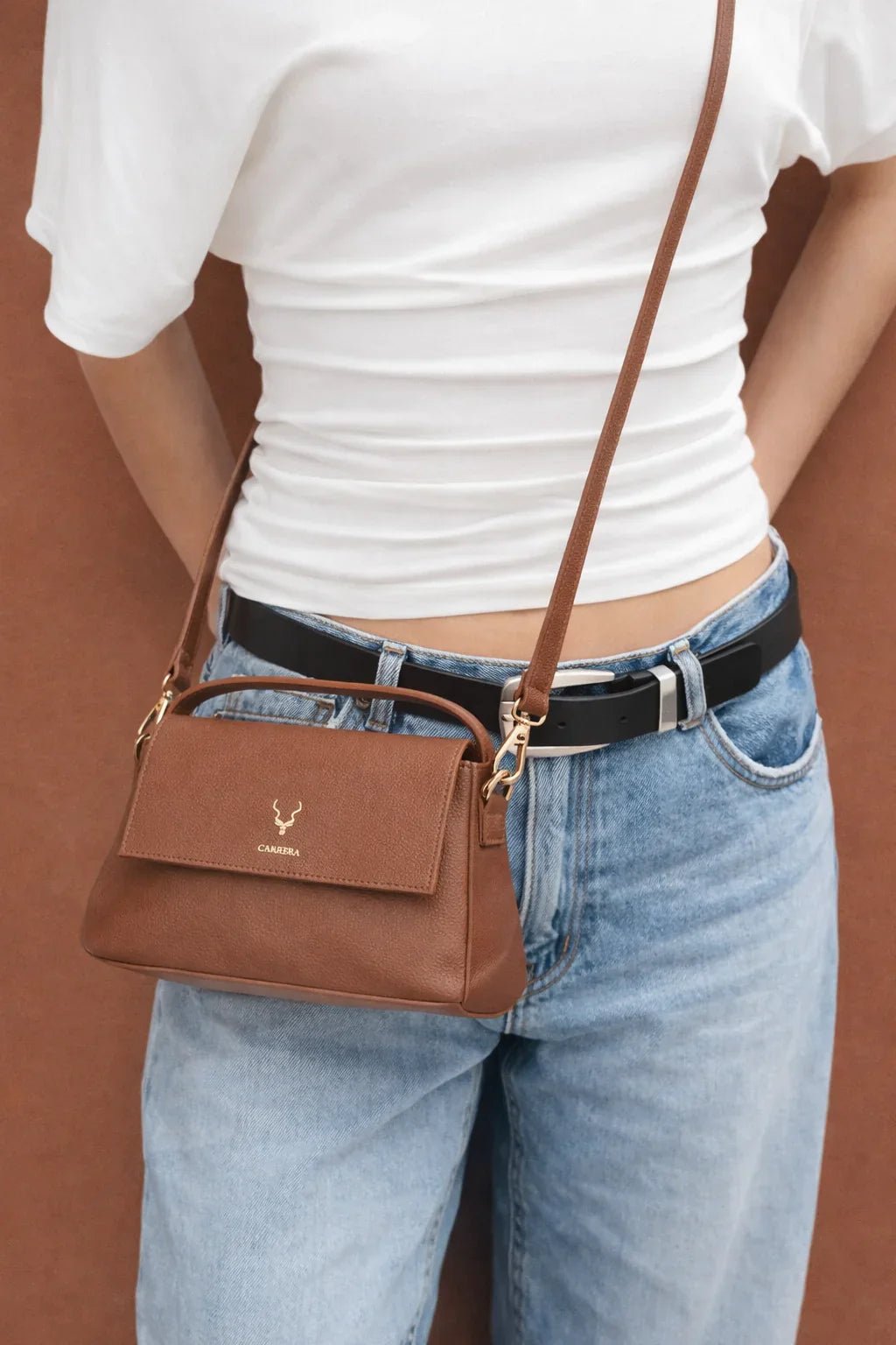 Carrera Arvelia Women’s Leather Bag – Floater Leather Shoulder & Top Handle Bag for Everyday Elegance | Minimal & Handcrafted