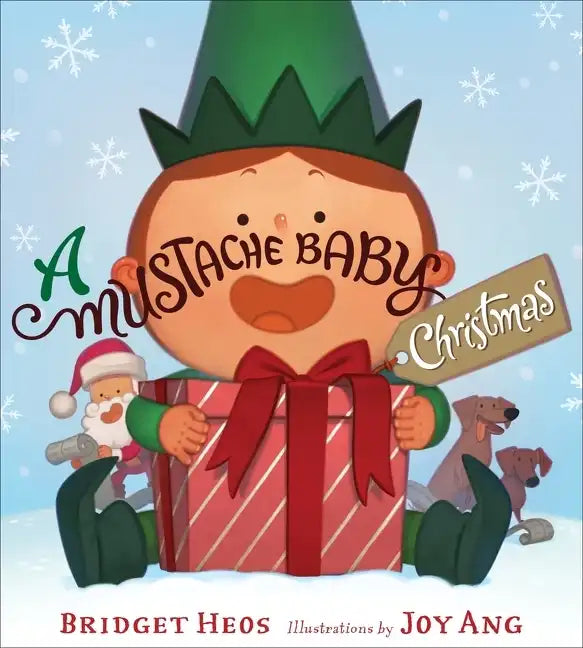 A Mustache Baby Christmas: A Christmas Holiday Book for Kids - Hardcover