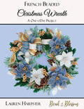 French Beaded Christmas Wreath: A One-a-Day Project - Paperback