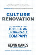 Culture Renovation: 18 Leadership Actions to Build an Unshakeable Company - Hardcover