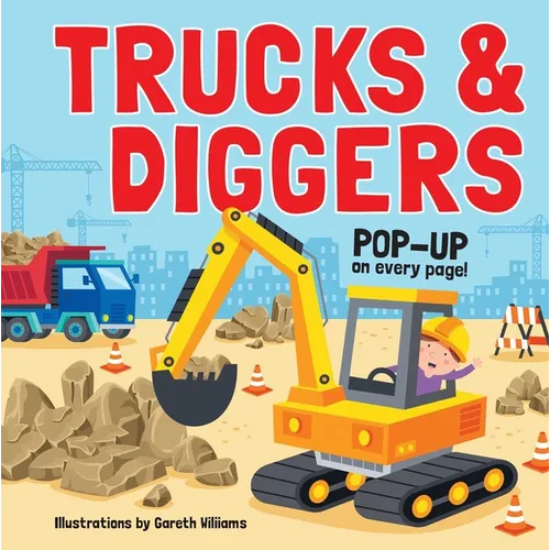 Trucks & Diggers: Pop-Up Book: Pop-Up Book - Hardcover