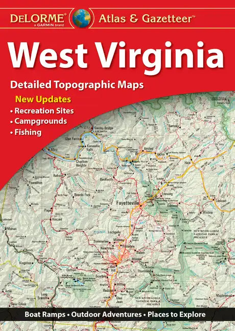 Delorme Atlas & Gazetteer: West Virginia - Paperback