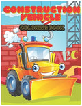 Construction Vehicle abc Coloring Book: The Activity Book for Kids Filled With Big Trucks, Cranes, Tractors, Diggers and Dumpers (Ages 4-8) (Construct - Paperback