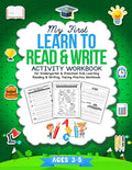 My First Learn To Read & Write Activity Workbook: For Kindergarten & Preschool Kids Learning Reading & Writing. Tracing Practice Book. - Ages 3-5 - Paperback