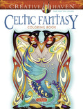 Creative Haven Celtic Fantasy Coloring Book - Paperback